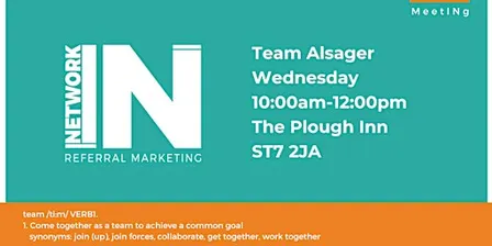 NetworkIN Team Alsager Fortnightly Meeting