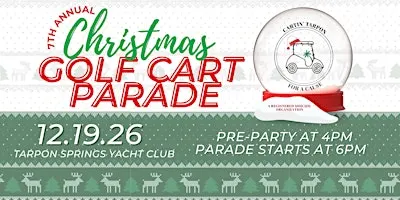 7th Annual Cartin’ Tarpon Christmas Golf Cart Parade