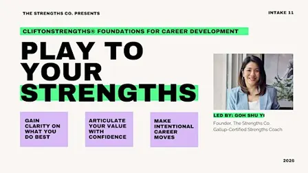 CliftonStrengths® Workshop: Play To Your Strengths for Work