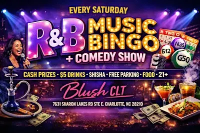R&B Music Bingo + Comedy Show