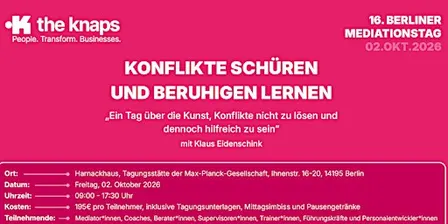 16. Berliner Mediationstag