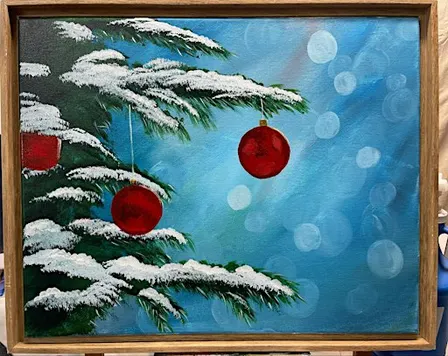 Snow-Kissed Sparkle (November 22) - Paint & Sip