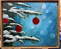 Snow-Kissed Sparkle (November 22) - Paint & Sip