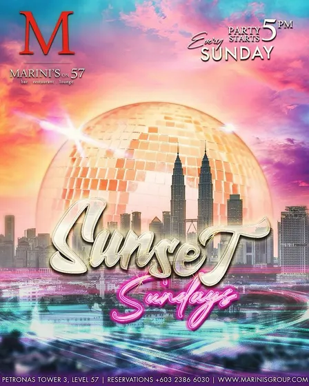 Sunday Sunset Sessions at Marini’s On 57