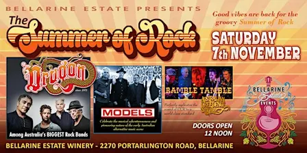 Summer of Rock 2026 - Dragon, Models & Ramble Tamble.