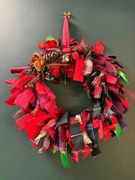 Christmas Fabric Wreath Workshop