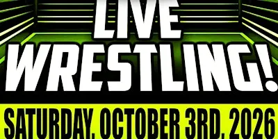 GCW : ST. THOMAS : OCTOBER 3RD 2026 : LIVE WRESTLING