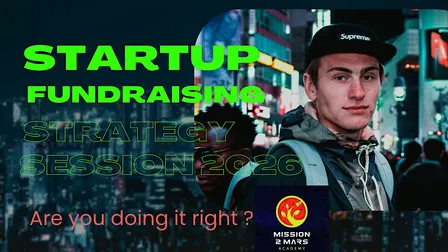 STARTUP FUNDRAISING STRATEGY SESSION 2026