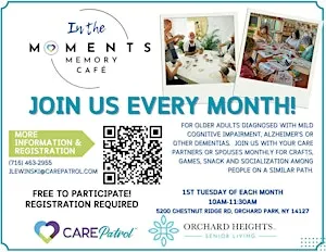 In The Moments Memory Cafe- Southtowns