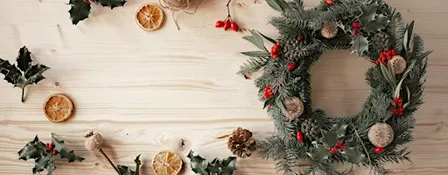 Christmas Luxury Wreath Workshop - Helmsley Arts Centre