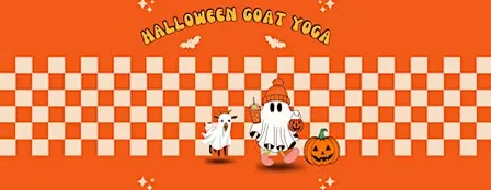 Halloween Baby Goat Yoga