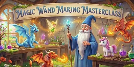 Dragon & Fairy Wand Making Masterclass at Upton Country Park - ages 3 & Up!