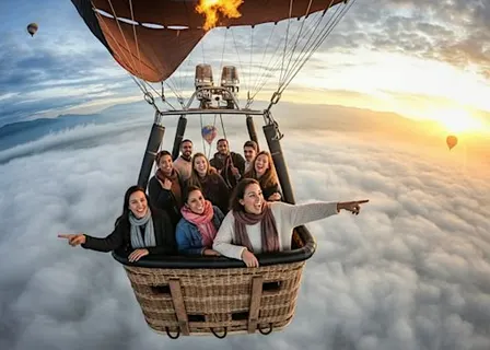 Hot Air Balloon Ride Over Teotihuacan Pyramids