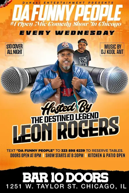 DoNskI ENT. PRESENTS DA FUNNY PEOPLE #1 OPEN MIC COMEDY SHOW IN CHICAGO!