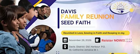 DAVIS FAMILY REUNION SEED FAITH
