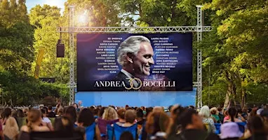 Andrea Bocelli Outdoor Cinema Celebration at Ludlow Castle