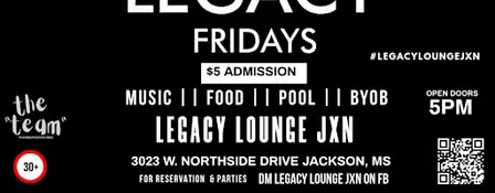 LEGACY LOUNGE FRIDAYS