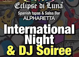 DJ Beats and Tapas Treats: Alpharetta - Eclipse di Luna, Saturday Soirée