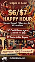 $6/$7 Happy Hour: Best Happy Hour In Alpharetta, $6 Beverages & $7 Tapas