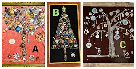 Framed Jewelry Tree Collage - Garden City