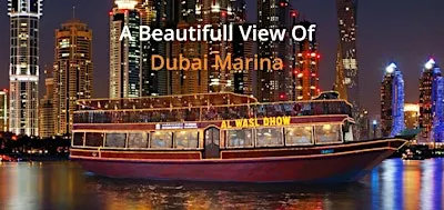 Dubai Harbour: Dhow Cruise Dubai w/ Dinner Drinks Live Music, 2nd October