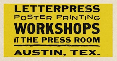 Letterpress Poster Printing Workshop