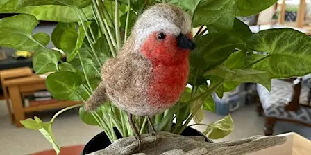Needle Felted Red Robin Workshop