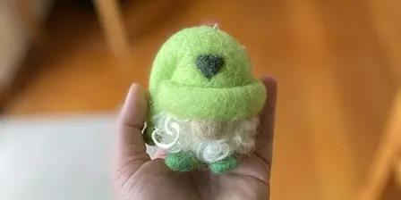 Needle Felting Xmas Mini  Gnome (make 2)