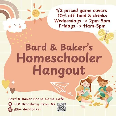 Homeschooler Hangout at Bard & Baker