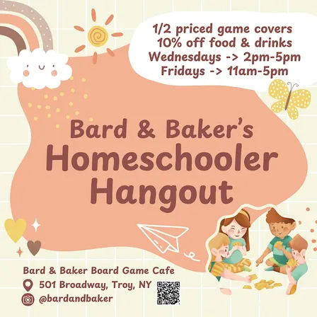 Homeschooler Hangout at Bard & Baker