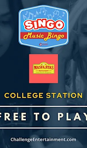 Weekly SINGO Music Bingo Nights at Mas Fajitas - College Station