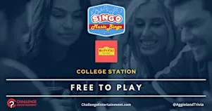 Weekly SINGO Music Bingo Nights at Mas Fajitas - College Station