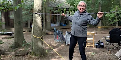 Rope Swings & bridges Forest School certified course at Foxburrow  E4P 2805