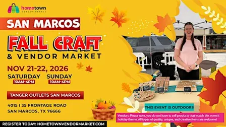 San Marcos Fall Craft & Vendor Market