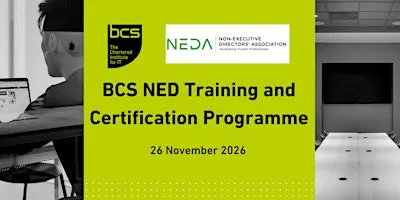 BCS Non-Executive Director Training and Certification Programme