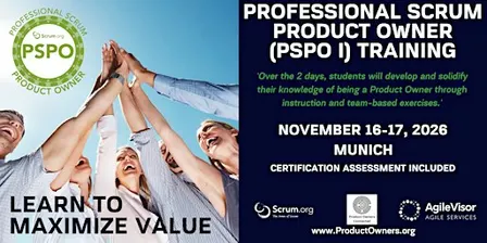 Certified Training | Professional Scrum Product Owner (PSPO)
