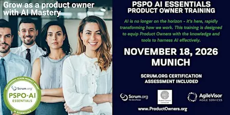 Professional Scrum Product Owner - AI Essentials (PSPO-AIE)