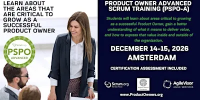 Certified Training | Professional Scrum Product Owner - Advanced (PSPO-A)