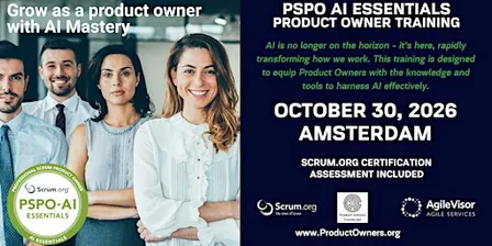 Product Owner - AI Essentials (PSPO-AIE). A Scrum.org Certified Training.