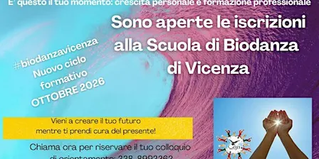 Sono aperte le iscrizioni alla Scuola di Biodanza di Vicenza
