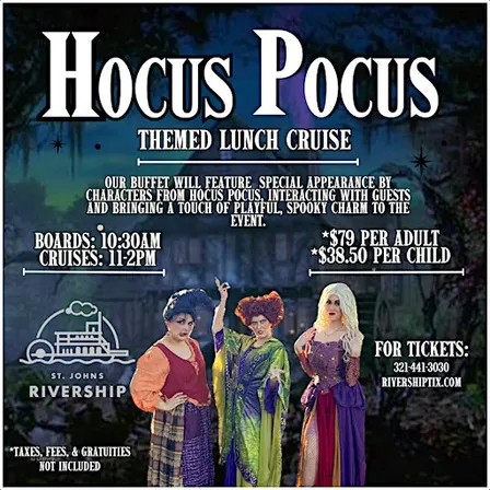 Hocus Pocus Halloween Lunch Cruise Aboard the Barbara Lee
