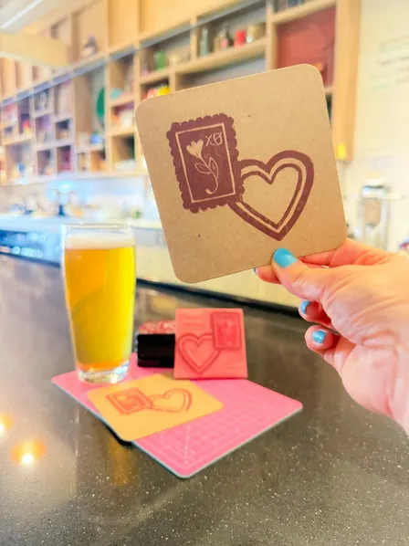 Pints and Prints | DIY Coasters