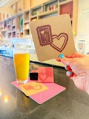 Pints and Prints | DIY Coasters
