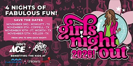 Jabo's Ace & The Cove Gifts Keller: Girls Night Out 2026!