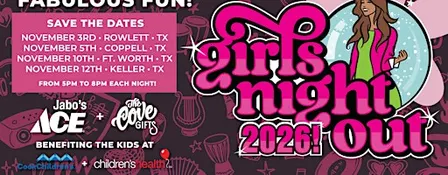 Jabo's Ace & The Cove Gifts Keller: Girls Night Out 2026!