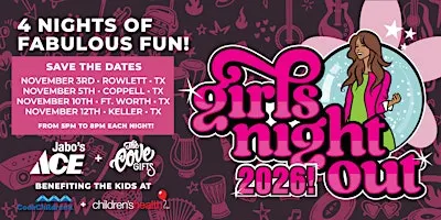 Jabo's Ace & The Cove Gifts Coppell: Girls Night Out 2026!