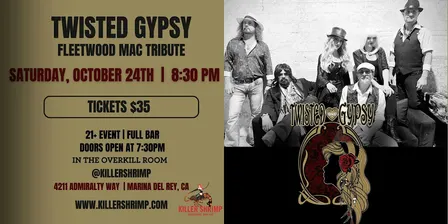 Twisted Gypsy a Fleetwood Mac Tribute (10/24/26)