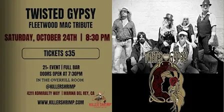 Twisted Gypsy a Fleetwood Mac Tribute (10/24/26)