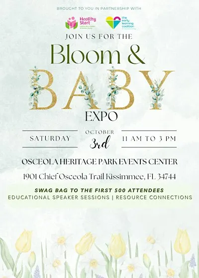 Bloom & Baby Expo — Vendor Registration