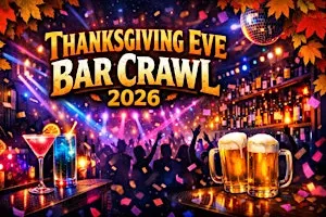 Santa Cruz Official Thanksgiving Eve Bar Crawl 2026